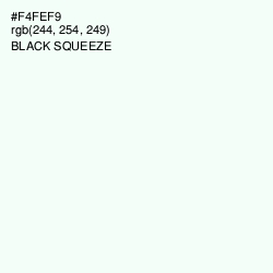 #F4FEF9 - Black Squeeze Color Image